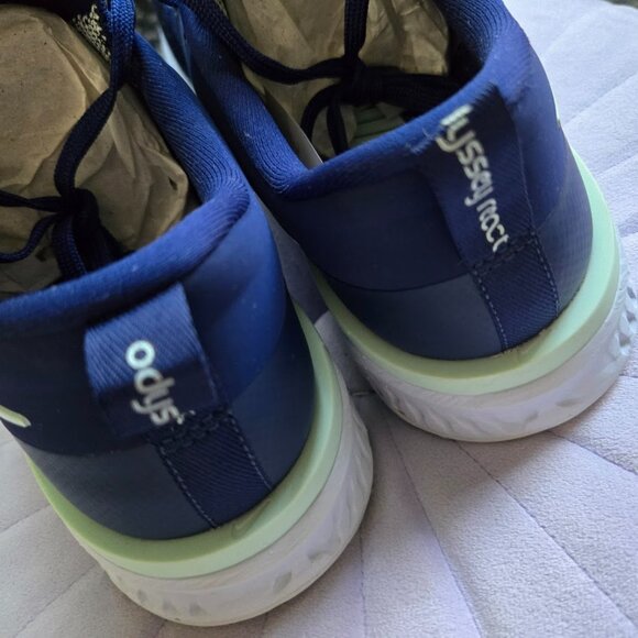 Nike Odyssey React Flyknit 2 Blue Void Workout Running Sport Trainer AH1016 400 - Picture 8 of 13